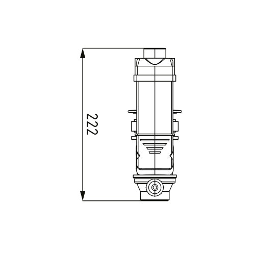 Immagine di Kaldewei Scarico e troppopieno Clou con leva, copertura rotonda smaltata, colore bianco alpino 905300000001