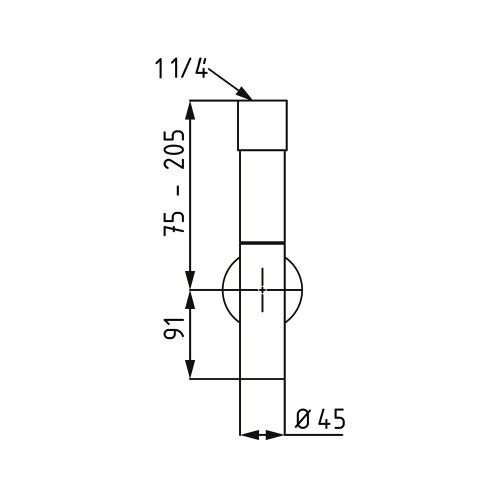 Immagine di Kaldewei Sifone di design adatto a tutti i modelli, finitura cromo 905700000999