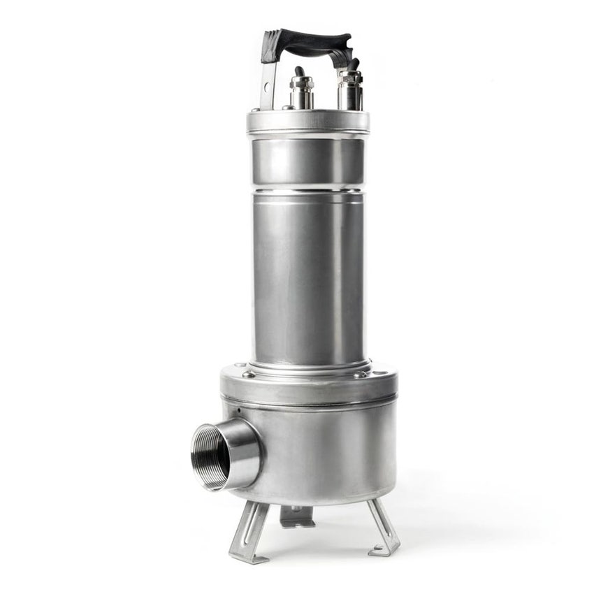 Immagine di Dab Pumps FEKA VS 750 M-NA Pompa sommergibile in acciaio inox per sollevamento acque reflue con girante in acciaio microfuso, manuale senza galleggiante, portata max 24 m³/h - prevalenza max 9.6 m 103040050