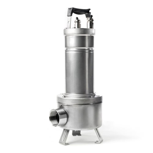 Immagine di Dab Pumps FEKA VS 1000 T-NA Pompa sommergibile trifase in acciaio inox per sollevamento acque reflue con girante in acciaio microfuso, manuale senza galleggiante, portata max 24 m³/h - prevalenza max 11.8 m 103040100H