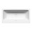 Immagine di Kaldewei ASYMMETRIC DUO vasca rettangolare L.190 cm, in acciaio smaltato, colore bianco alpino 274400010001