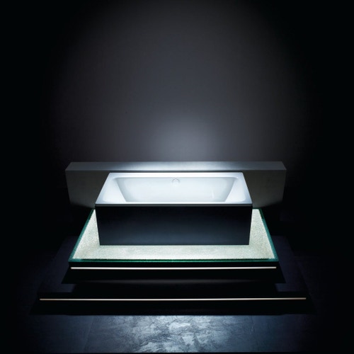 Immagine di Kaldewei ASYMMETRIC DUO vasca rettangolare L.190 cm, in acciaio smaltato, colore bianco alpino 274400010001