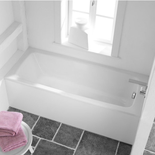 Immagine di Kaldewei CAYONO STAR vasca rettangolare monoposto L.170 P.70 cm, in acciaio smaltato, con predisposizione per montaggio maniglie, colore bianco alpino 275500010001