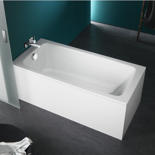 Immagine di Kaldewei CAYONO STAR vasca rettangolare monoposto L.170 P.70 cm, in acciaio smaltato, con predisposizione per montaggio maniglie, colore bianco alpino 275500010001