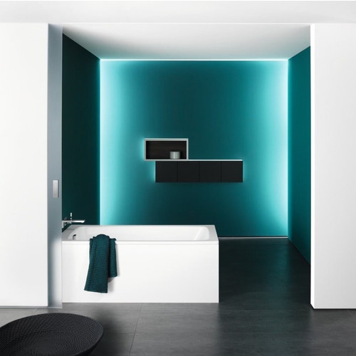 Immagine di Kaldewei CAYONO STAR vasca rettangolare monoposto L.170 P.70 cm, in acciaio smaltato, con predisposizione per montaggio maniglie, colore bianco alpino 275500010001