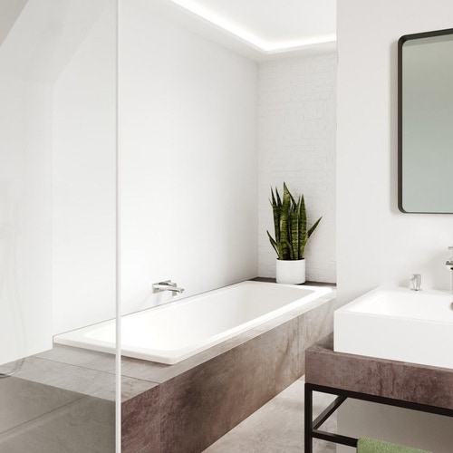 Immagine di Kaldewei CAYONO DUO vasca rettangolare da incasso L.170 P.75 cm, in acciaio smaltato, colore bianco alpino 272400010001