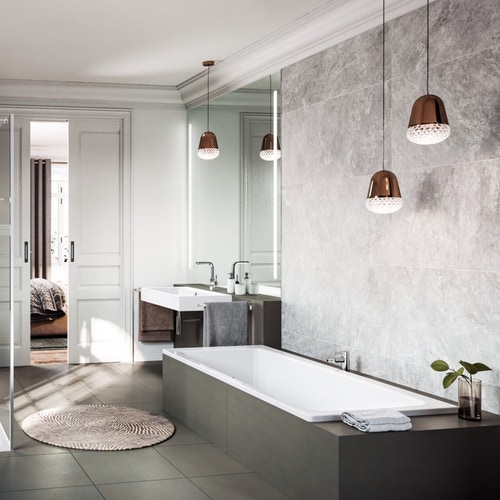 Immagine di Kaldewei CAYONO DUO vasca rettangolare da incasso L.170 P.75 cm, in acciaio smaltato, colore bianco alpino 272400010001