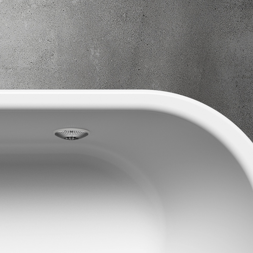 Immagine di Kaldewei CENTRO DUO OVAL vasca ovale L.180 cm, in acciaio smaltato, colore bianco alpino 282800010001