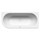 Kaldewei CENTRO DUO 1 SINISTRA vasca con curvatura profilo a sinistra L.180 cm, in acciaio smaltato, colore bianco alpino 283600010001