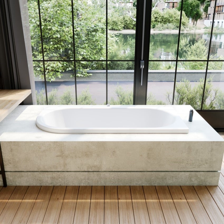 Immagine di Kaldewei CENTRO DUO 1 SINISTRA vasca con curvatura profilo a sinistra L.180 cm, in acciaio smaltato, colore bianco alpino 283600010001