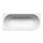 Kaldewei CENTRO DUO 1 DESTRA vasca con curvatura profilo a destra L.170 cm, in acciaio smaltato, colore bianco alpino 283000010001