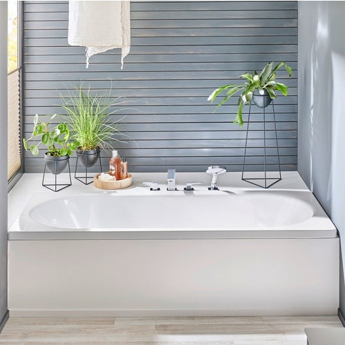 Immagine di Kaldewei CENTRO DUO vasca rettangolare L.170 cm, in acciaio smaltato, colore bianco alpino 283200010001