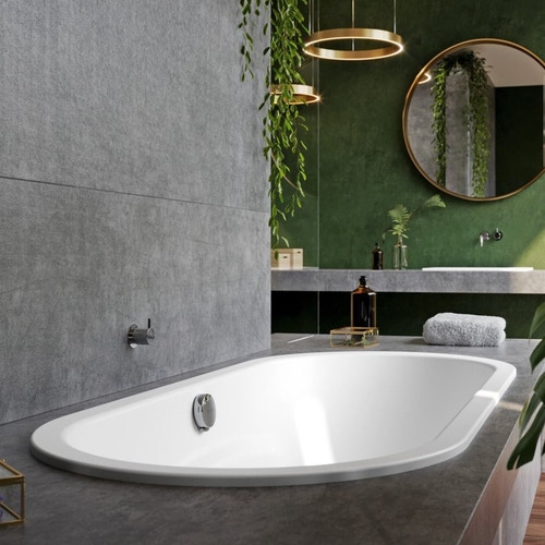 Immagine di Kaldewei CLASSIC DUO OVAL vasca ovale L.160 P.70 cm, in acciaio smaltato, colore bianco alpino 291300010001