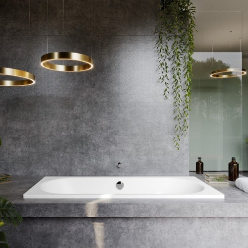 Immagine di Kaldewei CLASSIC DUO vasca rettangolare L.170 P.70 cm, colore bianco alpino 290500010001