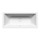 Kaldewei CONODUO vasca rettangolare L.180 P.80 cm, in acciaio smaltato, colore bianco alpino 235100010001