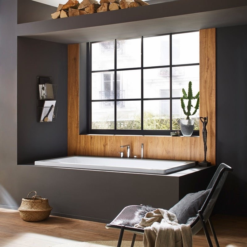 Immagine di Kaldewei CONODUO vasca rettangolare L.170 P.75 cm, in acciaio smaltato, colore bianco alpino 235000010001