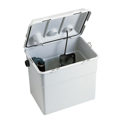 Immagine di Dab Pumps NOVABOX 30/3001 M 40th Stazione automatica di raccolta e sollevamento acque di rifiuto domestiche da locali al di sotto della rete fognaria, portata max 7.2 m³/h - prevalenza max 6.3 m 60196309