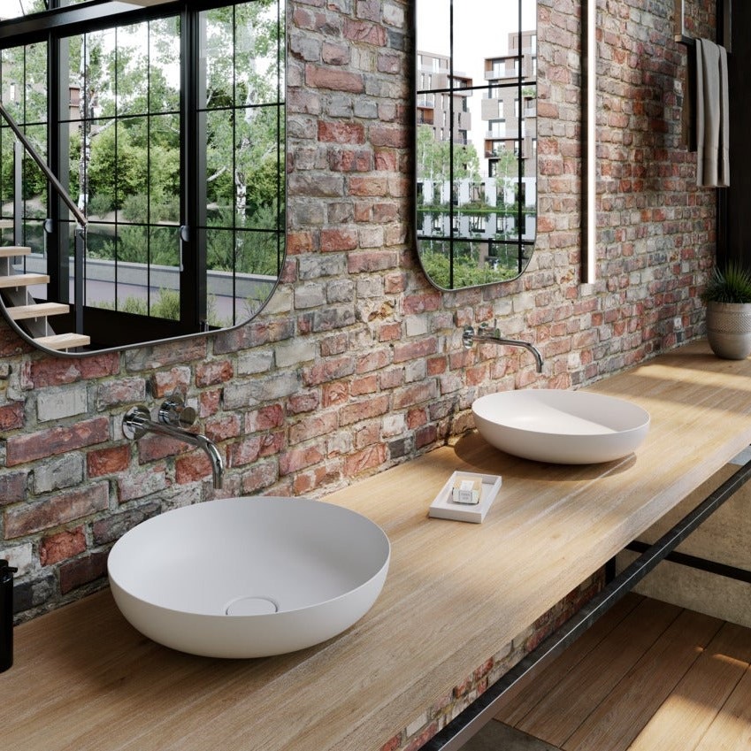 Immagine di Kaldewei MIENA bacinella rotonda Ø 45 cm, senza troppopieno, colore bianco alpino 909306003001