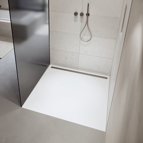 Immagine di Kaldewei NEXSYS piatto doccia quadrato 100 cm, colore bianco alpino 411546300001