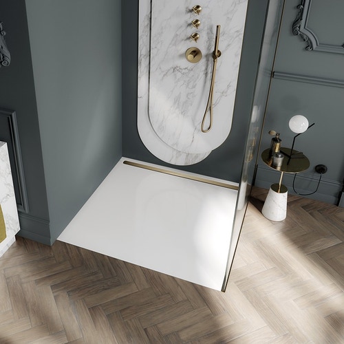 Immagine di Kaldewei NEXSYS piatto doccia quadrato 100 cm, colore bianco alpino 411546300001