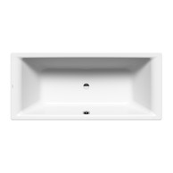 PURO DUO vasca rettangolare in acciaio smaltato 180x80 cm