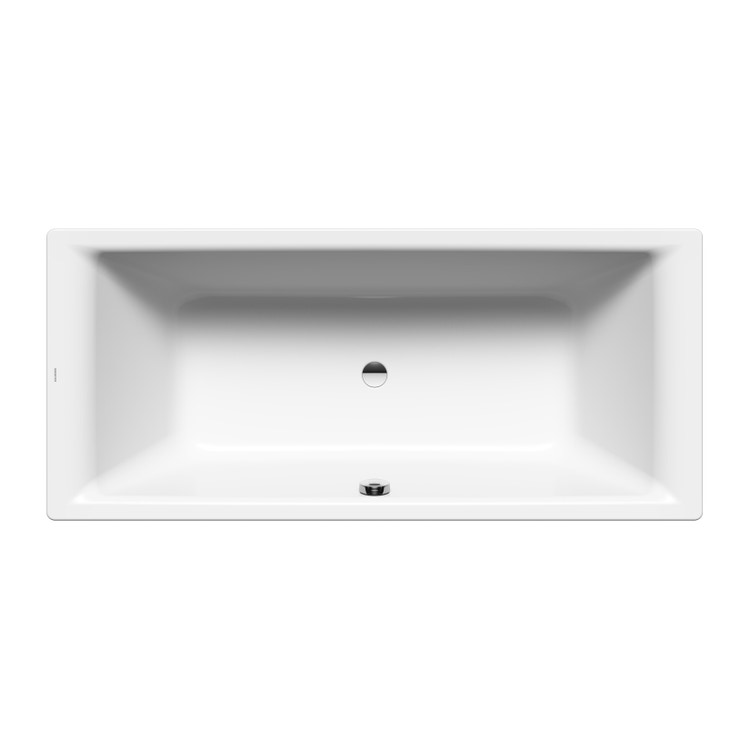 Kaldewei PURO DUO vasca rettangolare L.170 P.75 cm, in acciaio smaltato, colore bianco alpino 266300010001