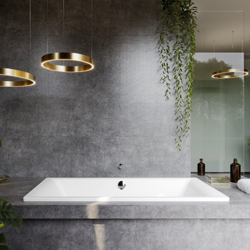 Immagine di Kaldewei PURO DUO vasca rettangolare L.190 P.90 cm, in acciaio smaltato, colore bianco alpino 266500010001