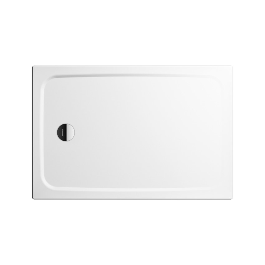 Immagine di Kaldewei CAYONOPLAN piatto doccia rettangolare L.160 P.80 cm, in acciaio smaltato, con supporto extrapiatto, colore bianco alpino 363647980001