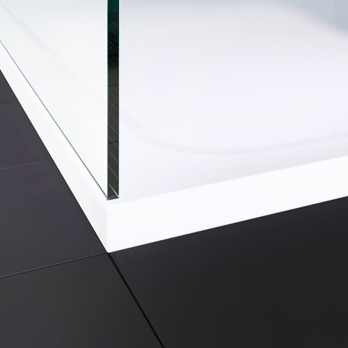 Immagine di Kaldewei CONOFLAT piatto doccia rettangolare L.130 P.80 cm, con supporto in polistirolo, colore bianco alpino 466148040001