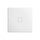 Kaldewei CONOFLAT piatto doccia quadrato 80 cm, con supporto in polistirolo, colore bianco alpino 466848040001