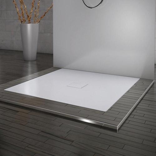 Immagine di Kaldewei CONOFLAT piatto doccia quadrato 120 cm, con supporto in polistirolo, colore bianco alpino 466048040001