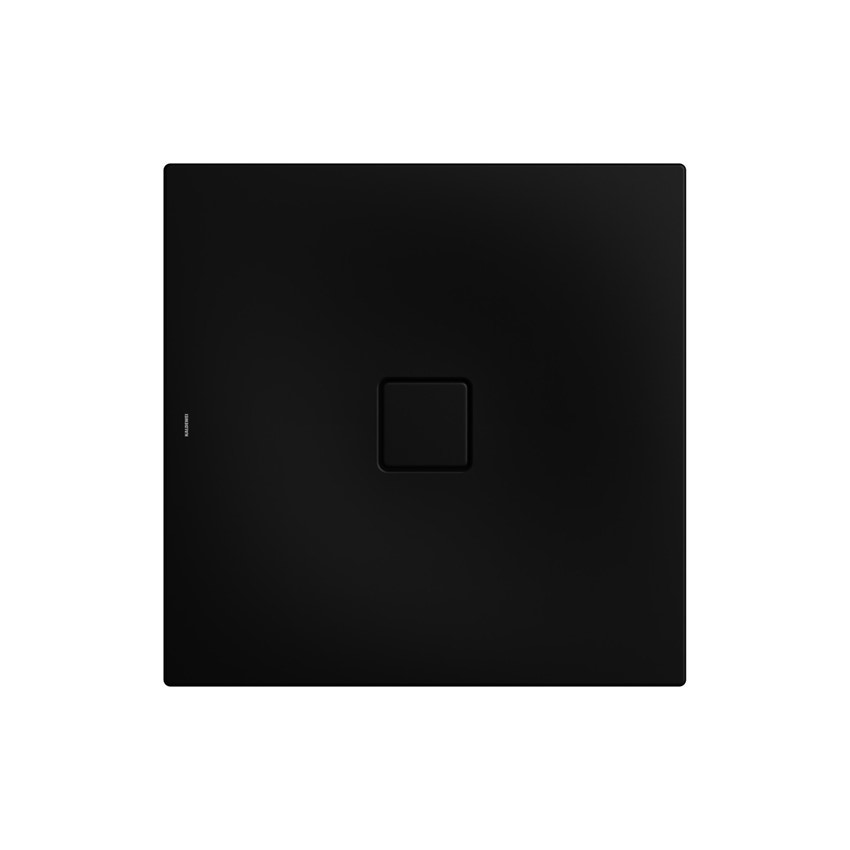 Immagine di Kaldewei CONOFLAT piatto doccia quadrato 80 cm, con Secure Plus, colore nero finitura opaco 466800010676