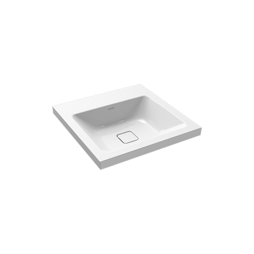 Immagine di Kaldewei CONO lavabo da appoggio 50 cm, senza foro e troppopieno, colore bianco alpino 908306003001