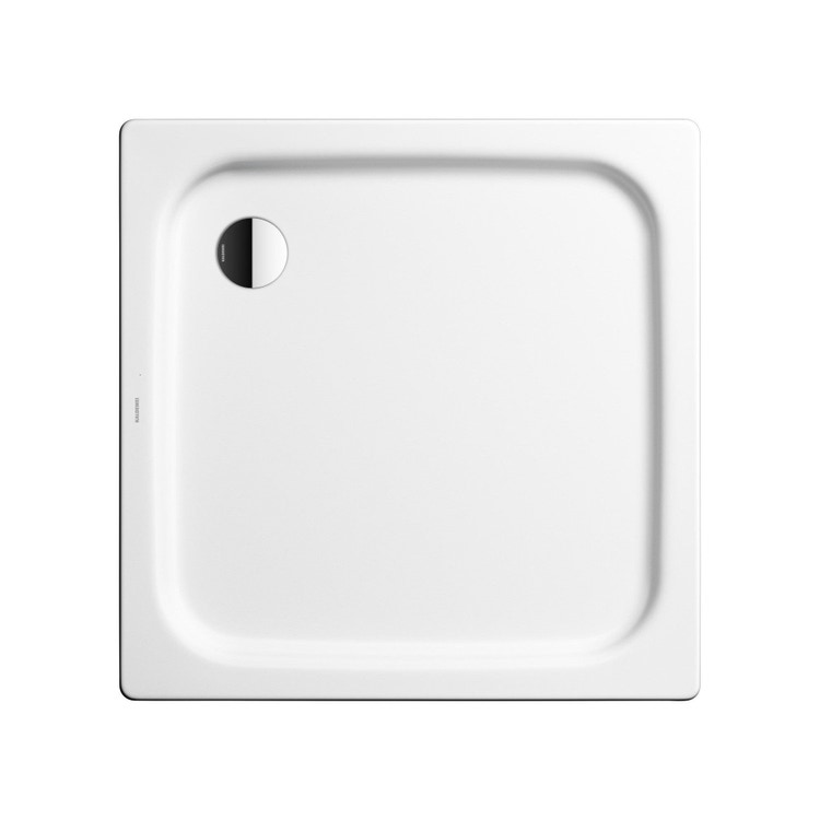 Kaldewei DUSCHPLAN piatto doccia quadrato 90 cm, con supporto in polistirolo, colore bianco alpino 440348040001