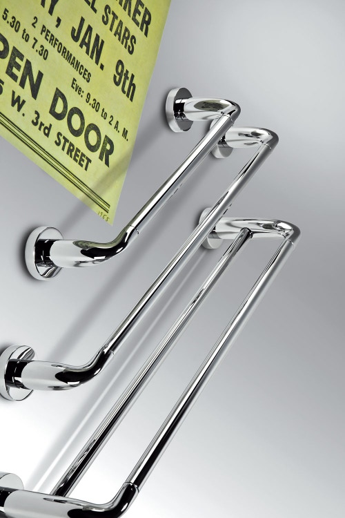 Immagine di Colombo Design BASIC porta salviette L.64.5 cm, finitura cromo B27110CR