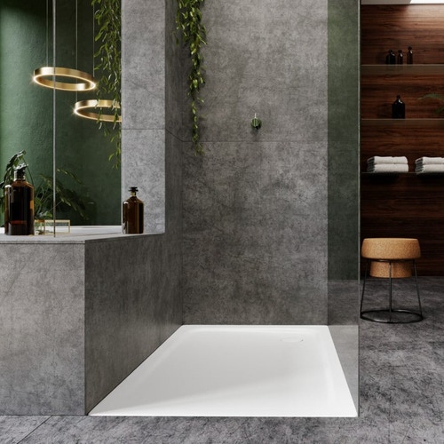 Immagine di Kaldewei SUPERPLAN piatto doccia rettangolare L.150 P.75 cm, in acciaio smaltato, colore bianco alpino 433500010001