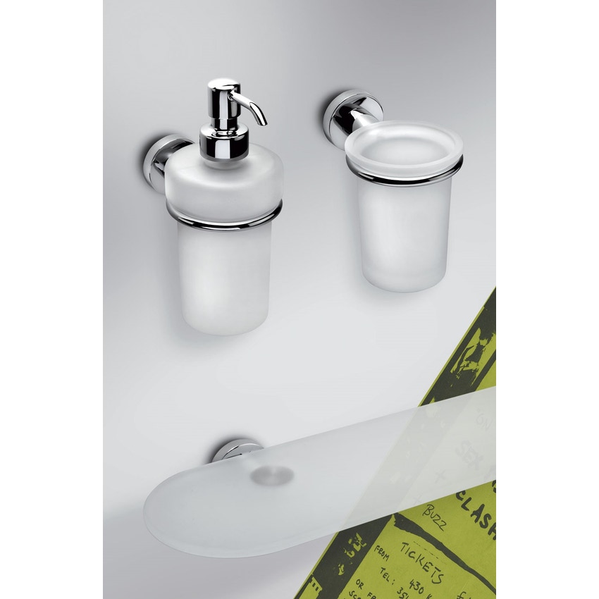 Immagine di Colombo Design BASIC porta bicchiere, finitura cromo  B27020CR-VAN