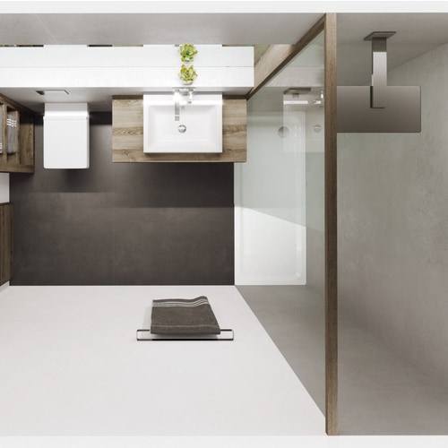 Immagine di Kaldewei SUPERPLAN piatto doccia rettangolare L.160 P.90 cm, in acciaio smaltato, colore bianco alpino 434000010001