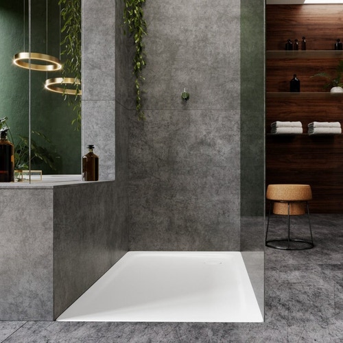 Immagine di Kaldewei SUPERPLAN piatto doccia rettangolare L.180 P.80 cm, in acciaio smaltato, colore bianco alpino 433700010001