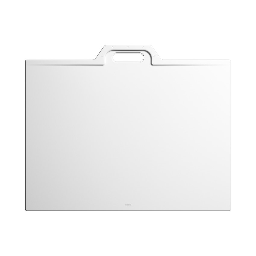 Immagine di Kaldewei XETIS piatto doccia quadrato 100 cm, in acciaio smaltato, colore bianco alpino 488600010001