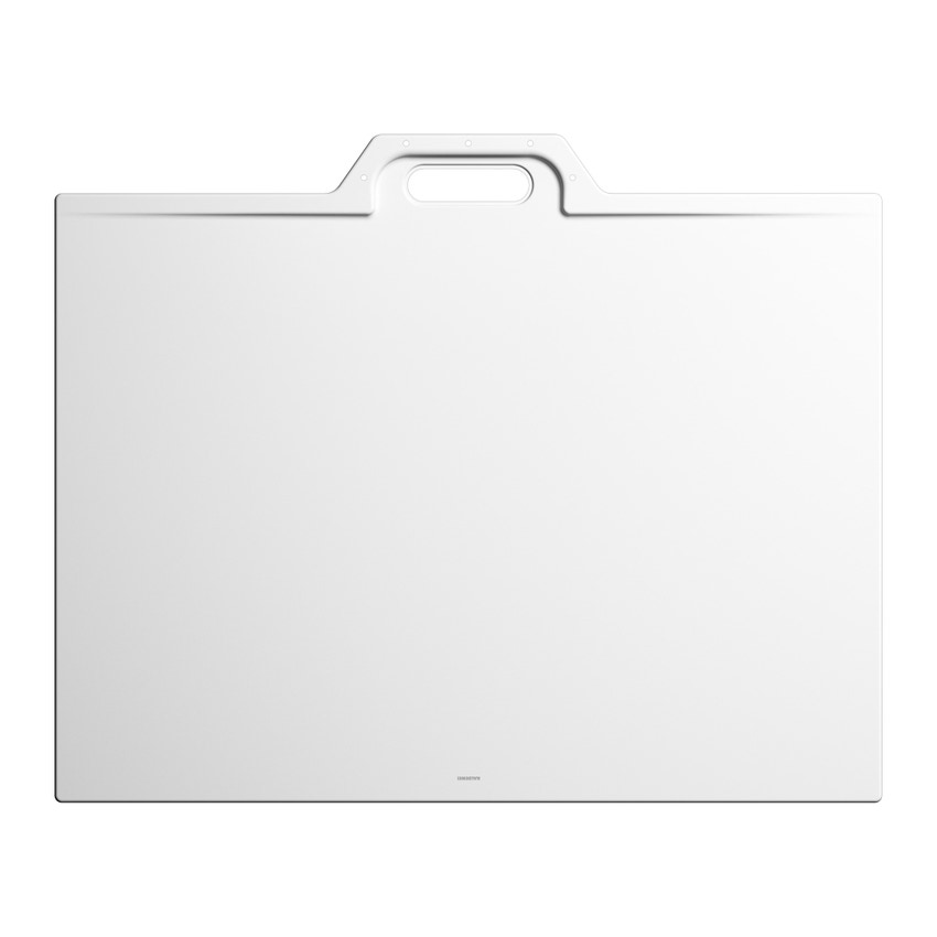 Immagine di Kaldewei XETIS piatto doccia rettangolare L.180 P.90 cm, in acciaio smaltato, colore bianco alpino 489600010001