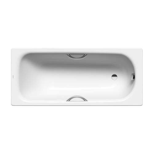 Immagine di Kaldewei SANIFORM PLUS STAR vasca rettangolare L.150 P.70 cm, con 2 maniglie, in acciaio smaltato, colore bianco alpino 133100010001-587670000999