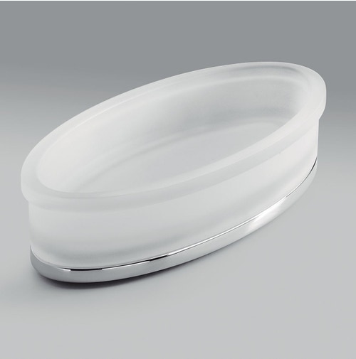 Immagine di Colombo Design LAND porta oggetti d'appoggio, finitura cromo  B28430CR-VAN