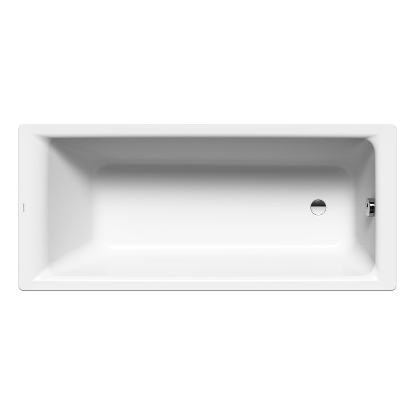 Immagine di Kaldewei PURO vasca rettangolare L.180 P.80 cm, in acciaio smaltato, colore bianco alpino 256300010001