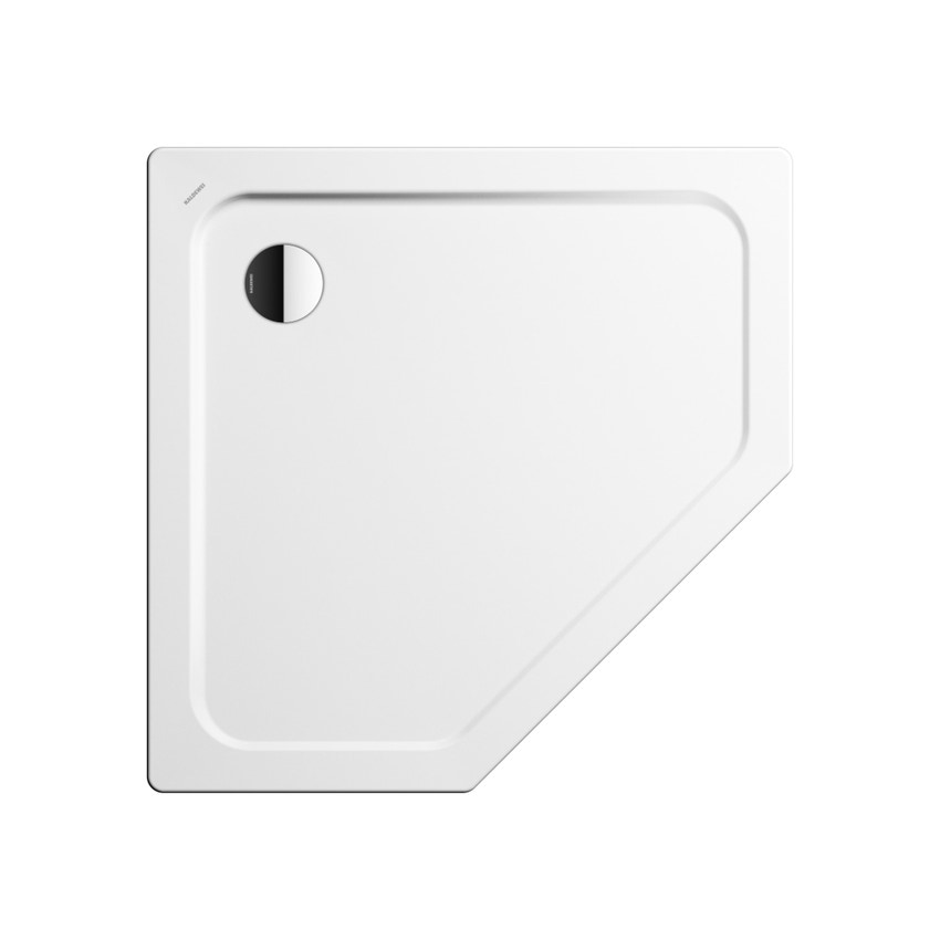 Immagine di Kaldewei CORNEZZA piatto doccia pentagonale 90 cm, con supporto in polistirolo 12 cm, colore bianco alpino 459048040001