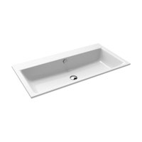 Immagine di Kaldewei PURO lavabo da semincasso L.90 P.46 cm, monoforo, con troppopieno, colore bianco alpino 900206013001
