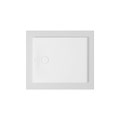 Immagine di Duravit TEMPANO piatto doccia filo pavimento rettangolare L.90 P.75 cm, con foglio impermeabile premontato e Antislip, colore bianco finitura lucido 720191000000001