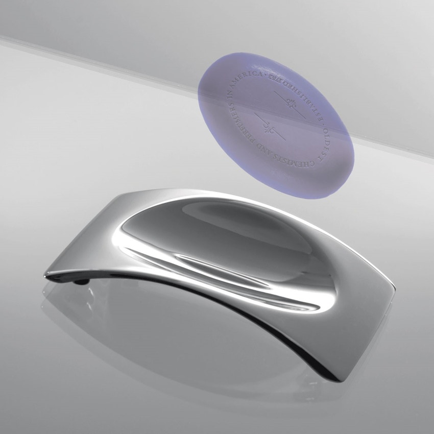 Immagine di Colombo Design LINK porta sapone d'appoggio, finitura cromo B24400CR