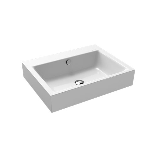 Immagine di Kaldewei PURO lavabo da parete L.60 P.46 cm, senza foro, con troppopieno, colore bianco alpino 901406003001