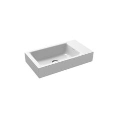 Immagine di Kaldewei PURO lavabo da appoggio L.55 P.30 cm, senza foro e troppopieno, colore bianco alpino 906906003001